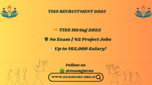 TISS Recruitment 2025