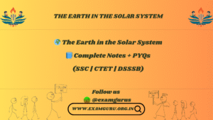 The Earth in the Solar System