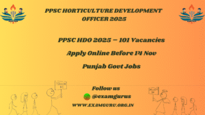 PPSC HDO 2025