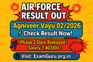 Air Force Agniveer Result 2025