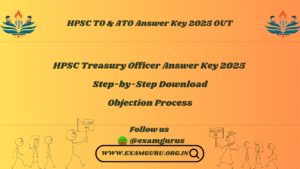HPSC TO & ATO Answer Key 2025 OUT