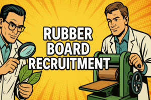 Rubber Board Recruitment 2025