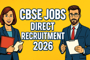 CBSE recruitment 2026