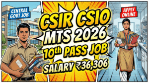 csir csio mts recruitment 2026