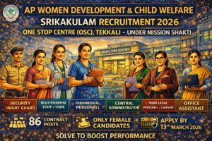 AP WDCW Srikakulam Recruitment 2026 Notification