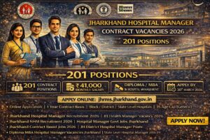 Jharkhand NHM Hospital Manager Recruitment 2026