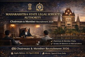 Maharashtra State Legal Services Authority Recruitment 2026