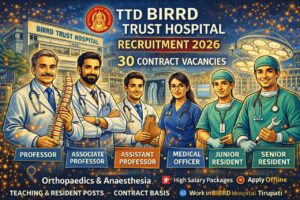 TTD BIRRD Trust Hospital Recruitment 2026 TTD BIRRD Trust Hospital Recruitment 2026