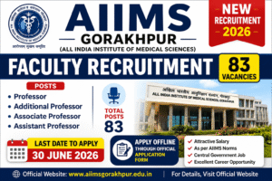 AIIMS Gorakhpur Recruitment 2026 AIIMS Gorakhpur Recruitment 2026