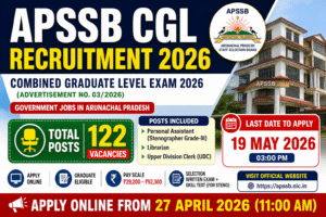 APSSB CGL Notification 2026