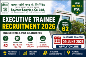 Balmer Lawrie Recruitment 2026