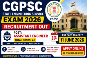CGPSC Recruitment 2026