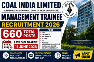 Coal India MT Recruitment 2026