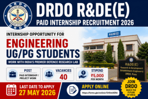DRDO Internship 2026