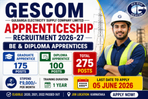 GESCOM Recruitment 2026