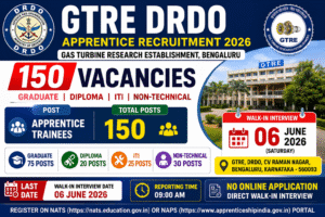 GTRE Recruitment 2026