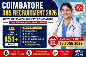 Coimbatore DHS Recruitment 2026
