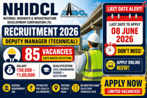 NHIDCL Recruitment 2026 NHIDCL Recruitment 2026