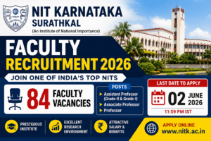 NIT Karnataka Faculty Recruitment 2026