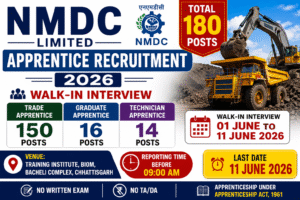 NMDC Recruitment 2026