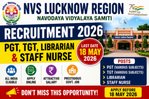 NVS Lucknow Region Recruitment