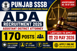 Punjab SSSB Recruitment 2026 Punjab SSSB Recruitment 2026