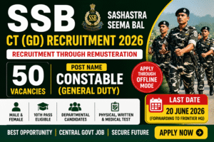 SSB CT GD Recruitment 202