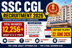 SSC CGL Recruitment 2026