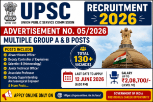 UPSC Recruitment 2026