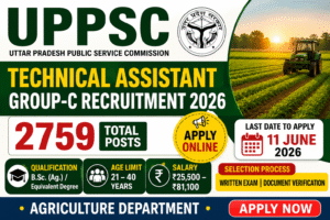 UPPSC Technical Assistant Recruitment 2026
