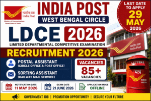 India Post West Bengal Circle LDCE Recruitment 2026