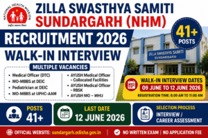 Zilla Swasthya Samiti Recruitment 2026