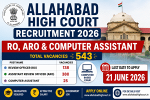 Allahabad High Court Recruitment 2026