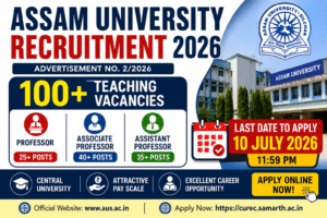 Assam University Recruitment 2026
