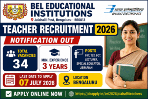 BEL Educational Institutions Recruitment 2026