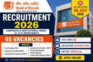 Bank of Baroda Recruitment 2026