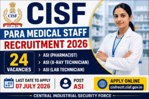 CISF Recruitment 2026