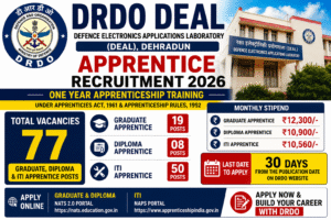 DRDO DEAL Recruitment 2026