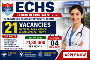ECHS Recruitment 2026