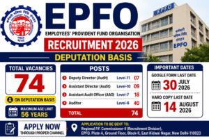 EPFO Recruitment 2026
