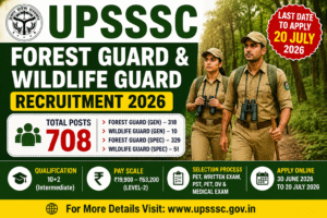 UPSSSC Forest Guard Recruitment 2026