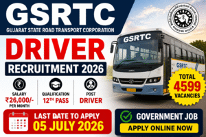 GSRTC Driver Recruitment 2026