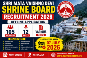 Shri Mata Vaishno Devi Shrine Board Recruitment 2026