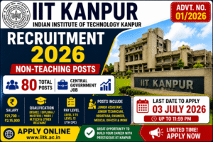 IIT Kanpur Recruitment 2026