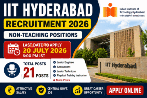 IIT Hyderabad Recruitment 2026