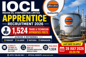 IOCL Apprentice Recruitment 2026