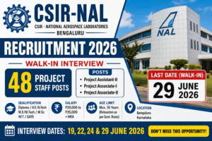 CSIR NAL Recruitment 2026