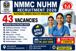 NMMC Recruitment 2026