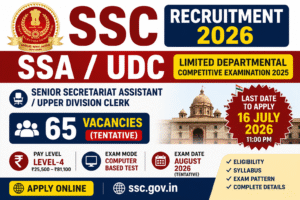 ssc ssa recruitment 2026