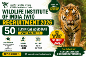 Wildlife Institute of India Recruitment 2026